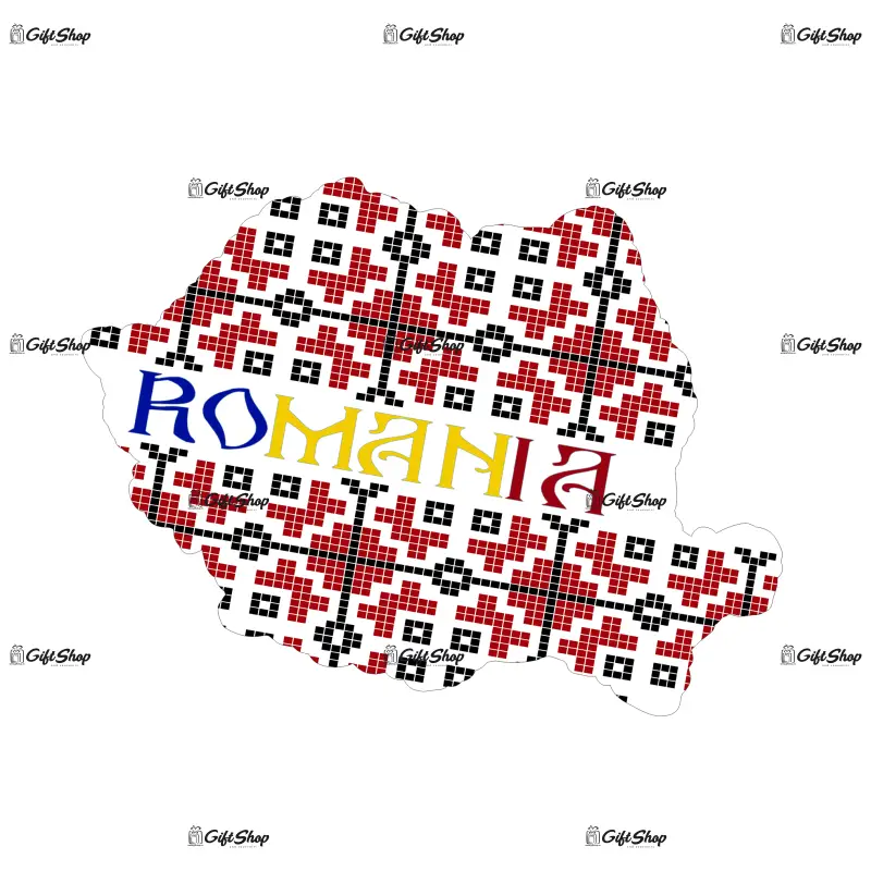 Mgs027-magnet frigider-harta romania